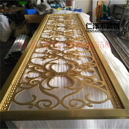 【現(xiàn)代簡約屏風(fēng)玫瑰金活動(dòng)客廳不銹鋼屏風(fēng)進(jìn)門玄關(guān)黑鈦鏤空隔斷】-